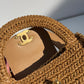 Chanel Cruise 2025/26 Mini Braided Raffia Kelly Bag