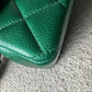 Chanel 18S Emerald Green Caviar Jumbo Flap Bag