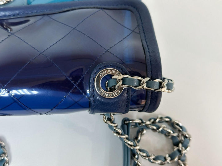 Chanel Coco Splash Blue Mini PVC Flap Bag