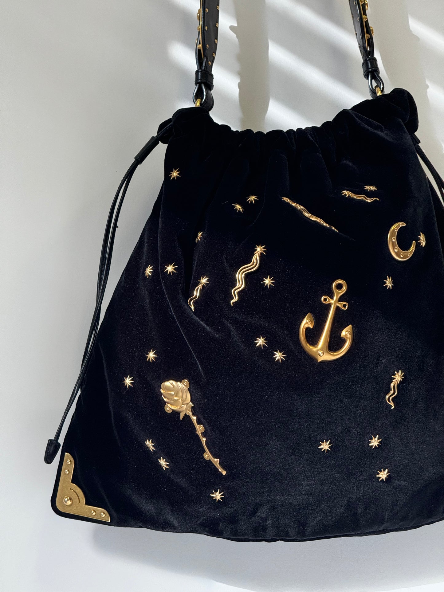 Rare 2016 Prada Velvet Cahier Astrology Bag