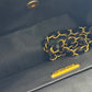 Chanel 18C Black Ancient Greece Raffia Crochet Flap Bag