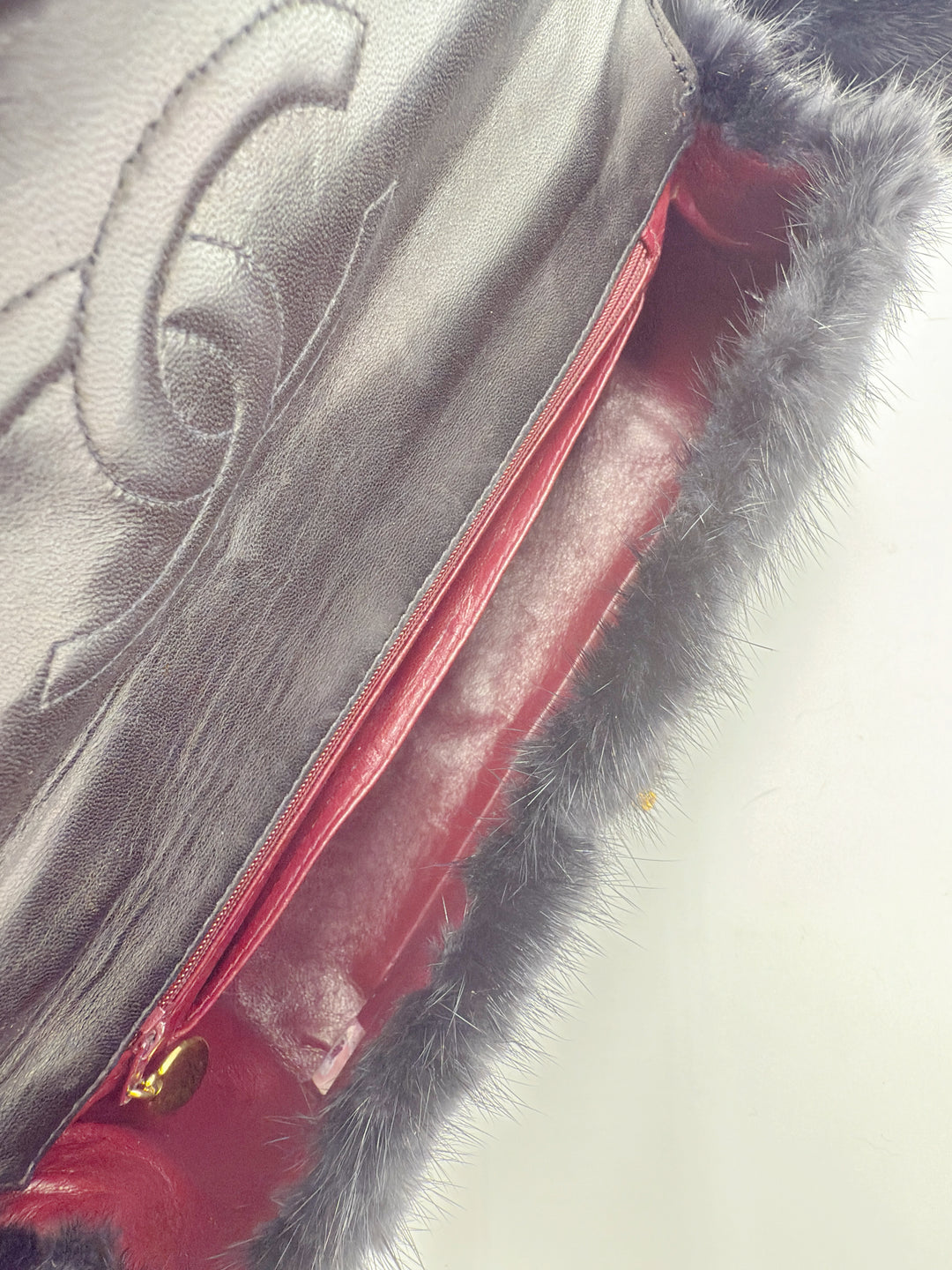 Chanel Vintage RARE Mink Kelly Parent & Child Set