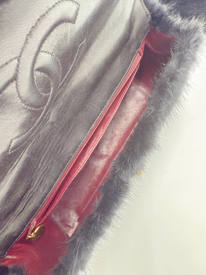 Chanel Vintage RARE Mink Kelly Parent & Child Set