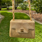 Chanel RARE Vintage Silk Rope Flap Bag