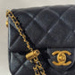 Chanel Black Iridescent My Perfect Mini Flap Bag