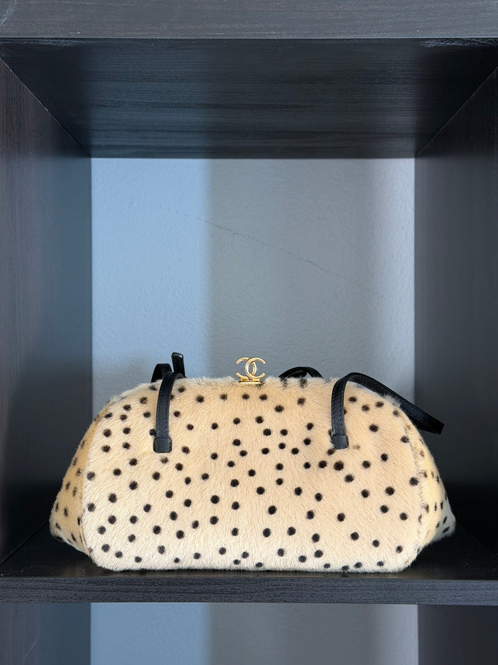 Chanel Clutch With Leather Chain Brown And Black Pony Hair Gold Tone Metal Métiers D’Art 2026