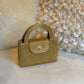 Chanel RARE 1998 Gold Silk Woven Mini Kelly