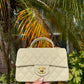 Chanel 21S Mini Light Beige Caviar Top Handle