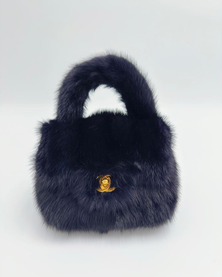Chanel RARE 100% Mink Mini Kelly Flap Bag