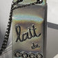 Chanel Runway Iridescent Silver Lambskin Lait De Coco Milk Carton Bag