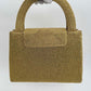 Chanel RARE 1998 Gold Silk Woven Small Kelly