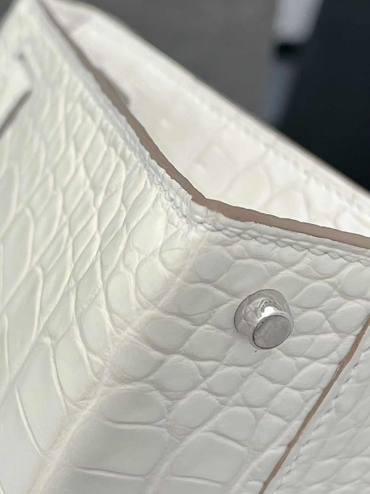 Hermes Mini Sellier Nata Boreal Satin Matte Alligator Kelly 20
