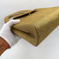 Chanel RARE 1998 Gold Silk Woven Small Kelly