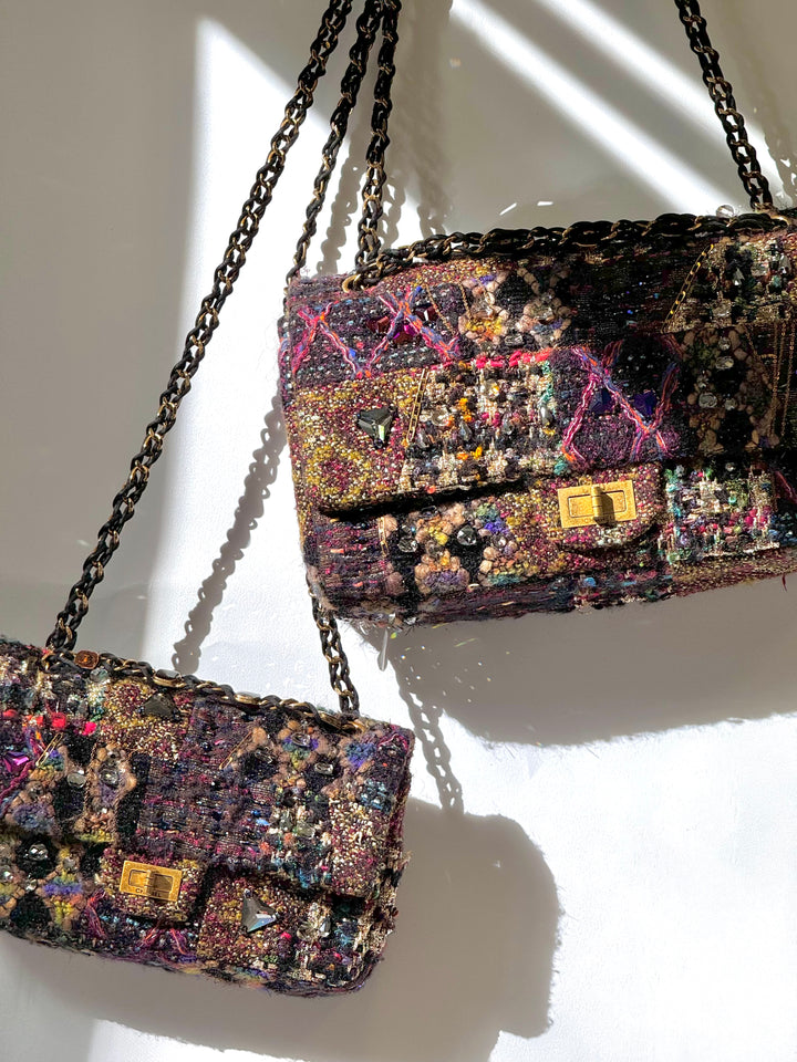 Chanel Maxi Tweed Paris/Byzance Limited Edition Reissue Flap Bag