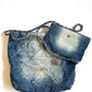 Chanel 23P Small Denim 22 Drawstring Bag