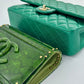 Chanel RARE Green Tortoise Minaudiere Crossbody