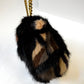 Chanel Multicolor Medium Mink Fur Single Flap Bag