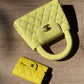 Chanel 2025 Yellow Shiny Calfskin Mini Kelly