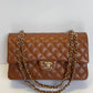 Chanel 21P Caramel Medium Lambskin Flap Bag