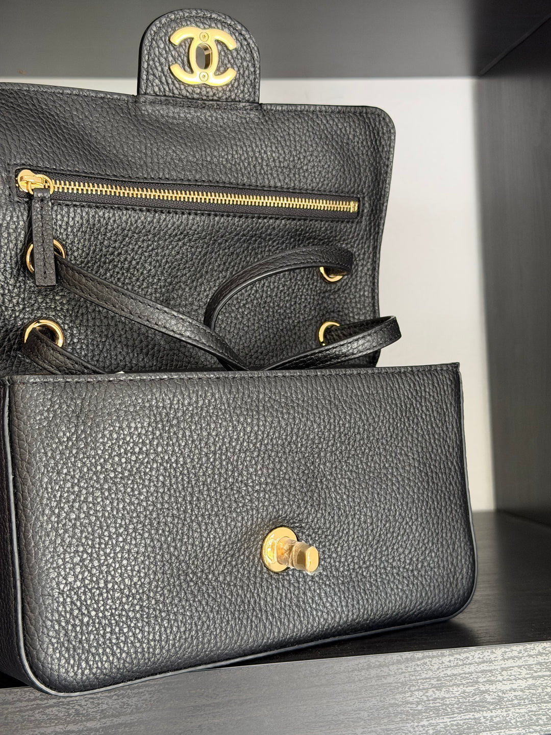 Chanel Mini Flap Bag Black Souplissimo Suede Calfskin Gold Tone Hardware 2026