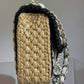 Chanel 24C Venice Beach Medium Braided Raffia Flap Bag