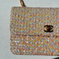 Chanel 1992 Medium Pink Sequin Flap Bag