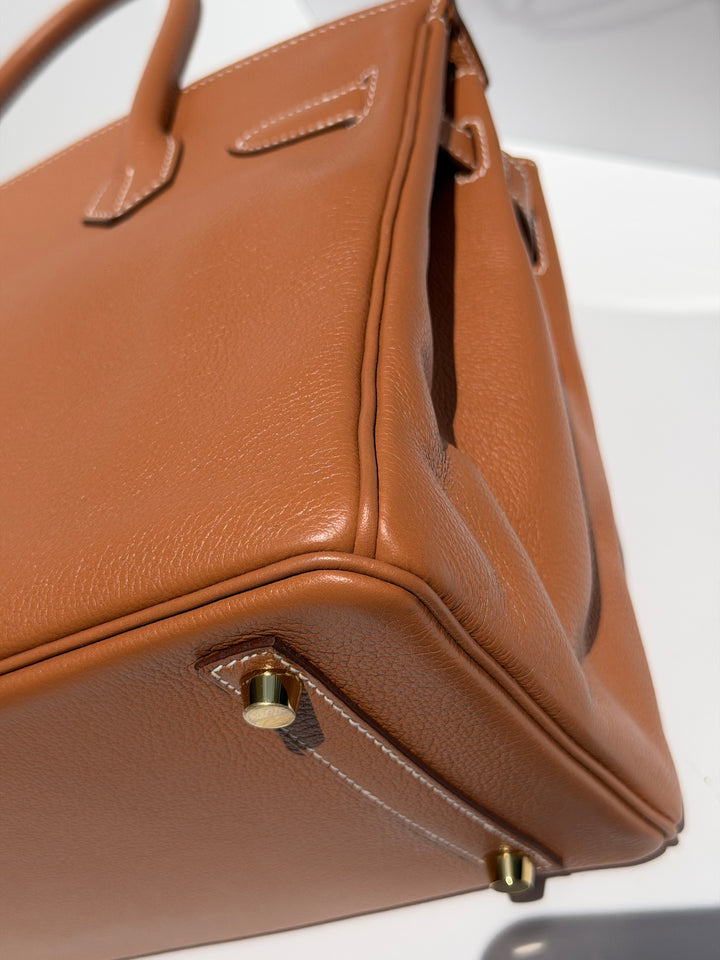 Hermès Birkin 30 Gold Taurillon Novillo Gold Hardware 2019