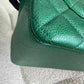 Chanel 18S Emerald Green Caviar Jumbo Flap Bag