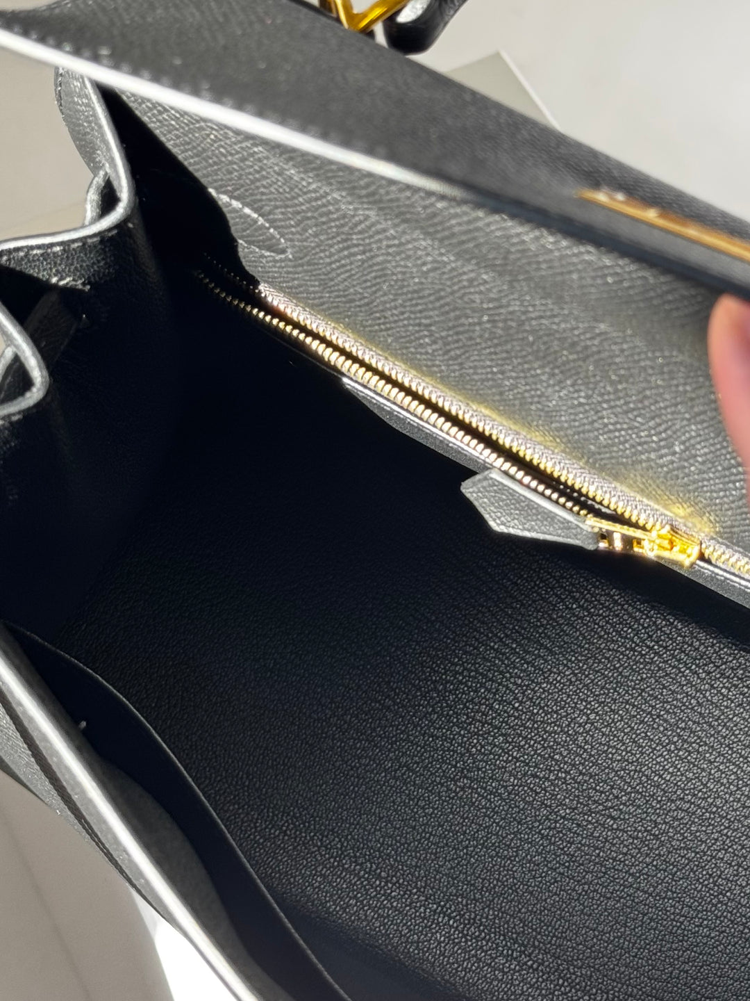 Hermes 2021 Black Noir Sellier Epsom Kelly 28