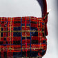 Fendi 1997 Vintage Beaded Ponyhair Baguette