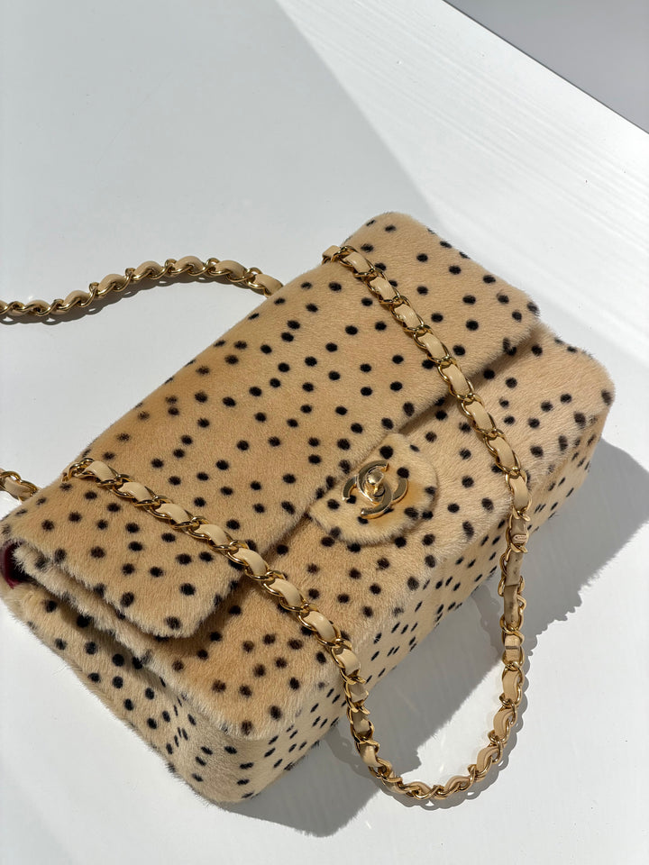 Chanel Medium Classic Flap Bag Brown Pony Hair Gold Hardware Métiers d’Art 2026