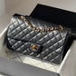 Chanel Black Medium Lambskin Flap Bag + RGHW