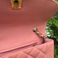 Chanel Rare Small Pink Caviar Diana Flap Bag