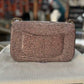 Chanel Mauve Taupe Lizard Mini Rectangular Flap Bag