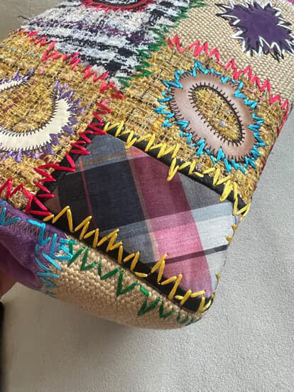 Chanel Jumbo Multicolor Patchwork Flap Bag