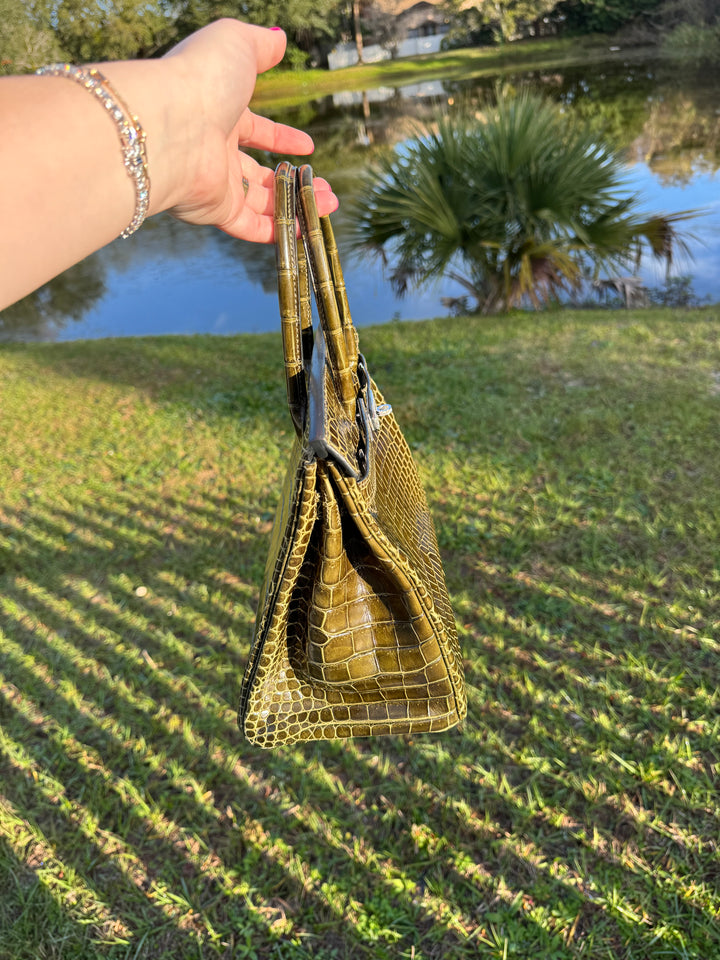 Hermes Crocodile Diamond Birkin 30