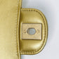Chanel Metallic Gold Croc Embossed Medium Classic Flap Bag