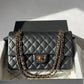 Chanel Black Medium Lambskin Flap Bag + RGHW