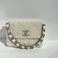 Chanel 2020 Shearling & Strass Flap Bag