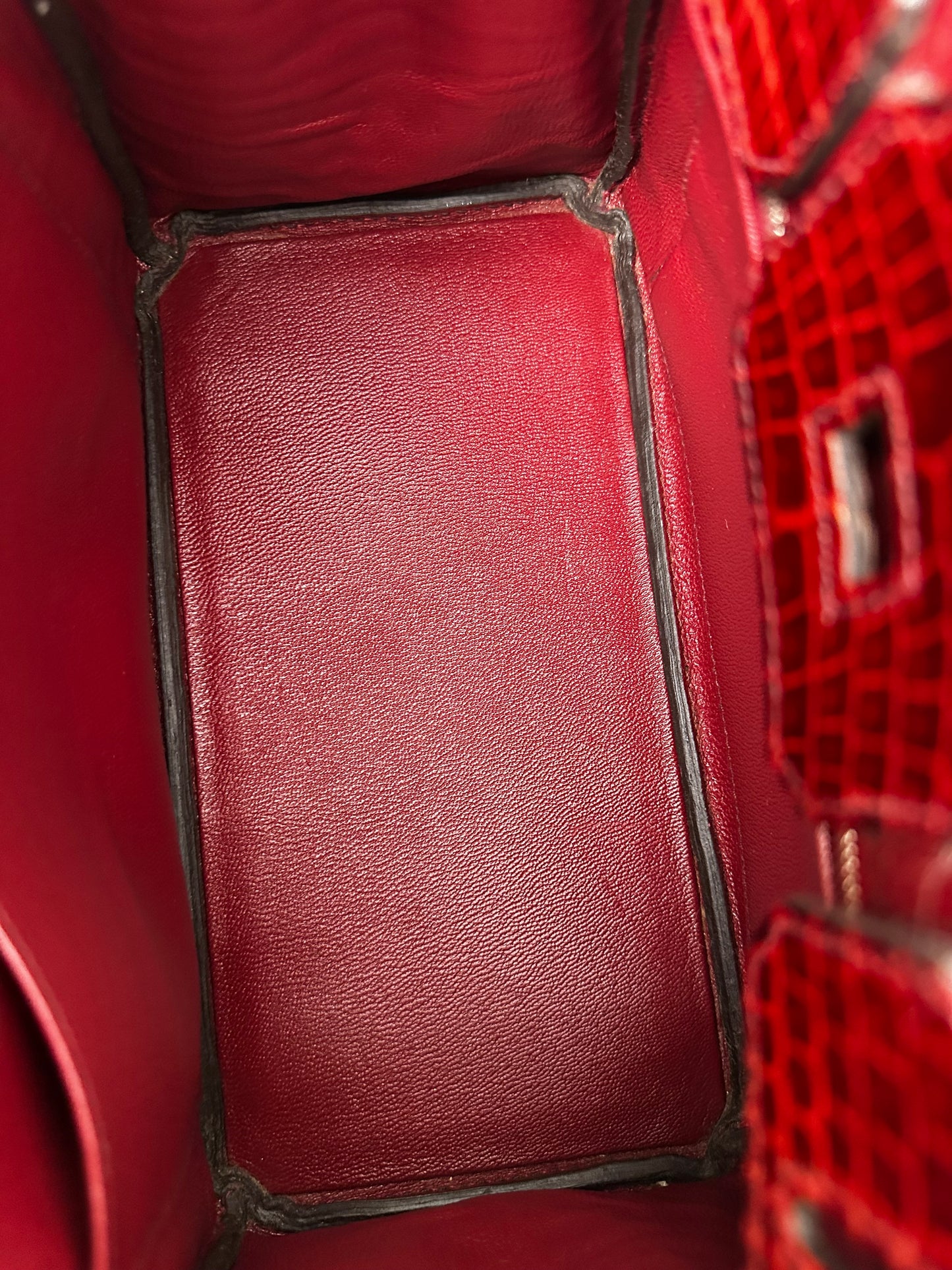 Hermes 2016 Bourgogne Shiny Niloticus Crocodile Birkin 25