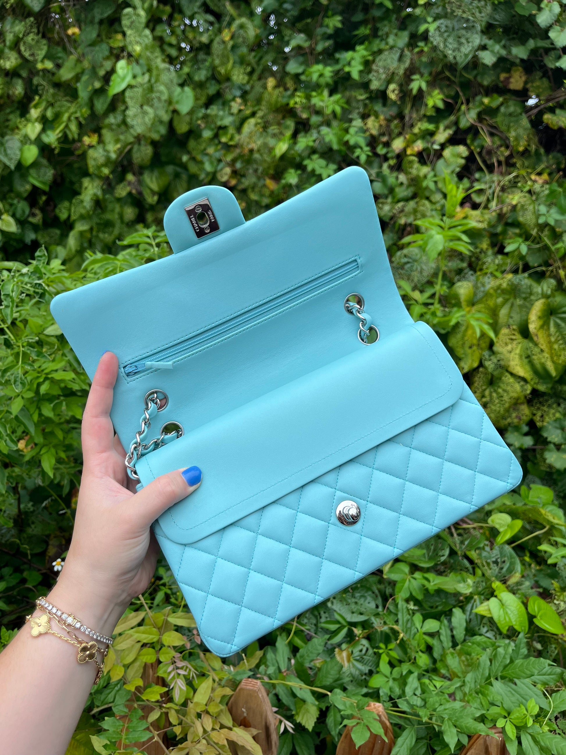 Chanel 2019 Tiffany Lambskin Medium Flap Bag – Its A Luv Story