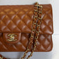 Chanel 21P Caramel Medium Lambskin Flap Bag