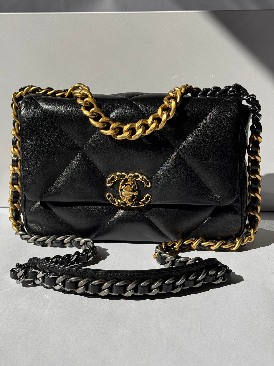 Chanel Small Black 19 Flap Bag