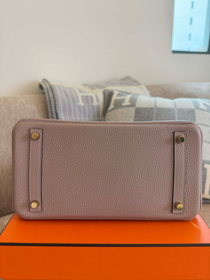Hermès Birkin 30 Glycine Togo Gold Hardware