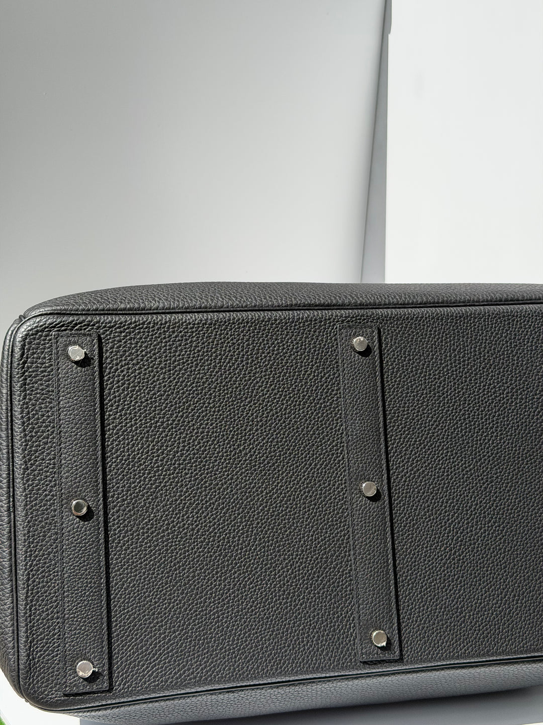 Hermès HAC 50 Black Togo Palladium Hardware 2022