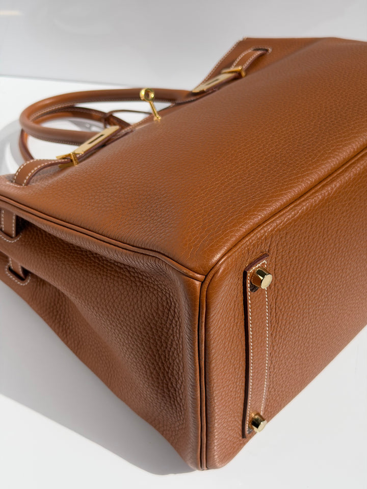 Hermès Birkin 35 Gold Gold Hardware 2015