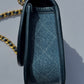 Chanel Denim Small Messenger Crossbody Bag