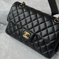 Chanel Small Black Lambskin Classic Flap Bag + GHW