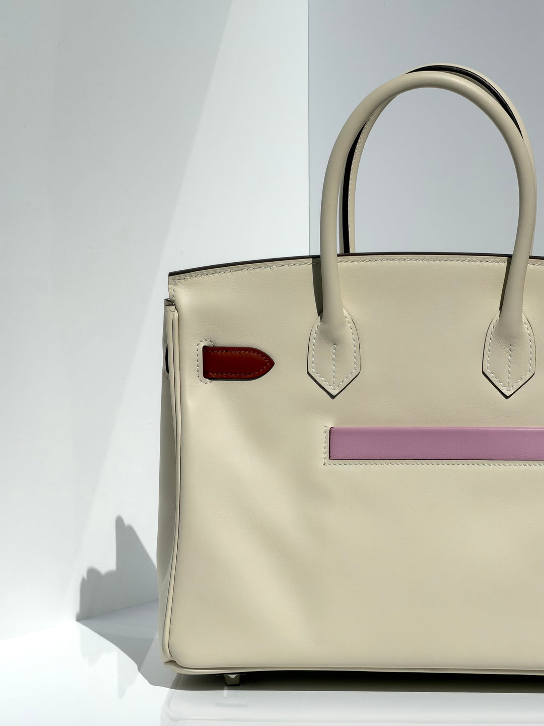 Hermès Birkin 30 Colormatic Swift Nata Palladium Hardware