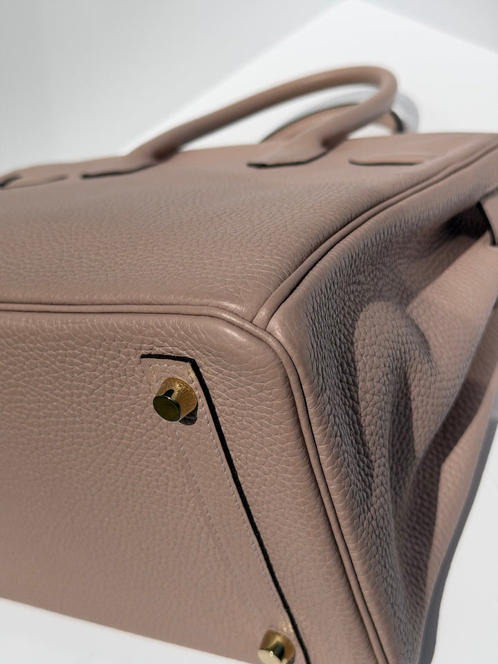 Hermès Birkin 30 Glycine Togo Gold Hardware 2015